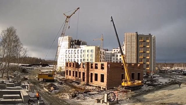 Краны в работе. Гусеничный кран ДЭК-251. Crawler crane