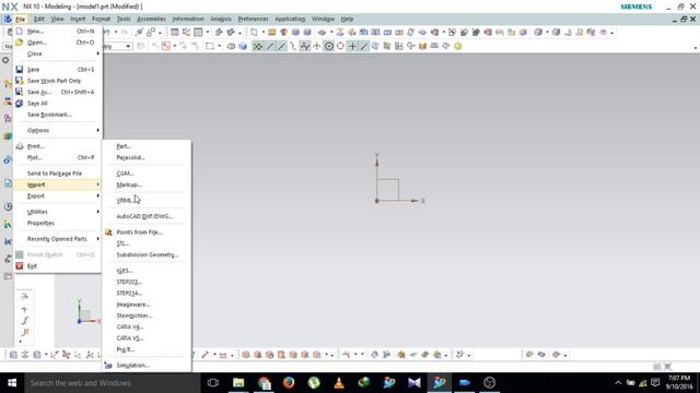 NX reverse engineering How to open a STL file in NX