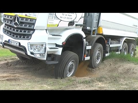 Грузовик застрял в грязи | Полноприводные грузовики TATRA, KAMAZ, MERCEDES, IVECO на бездорожье