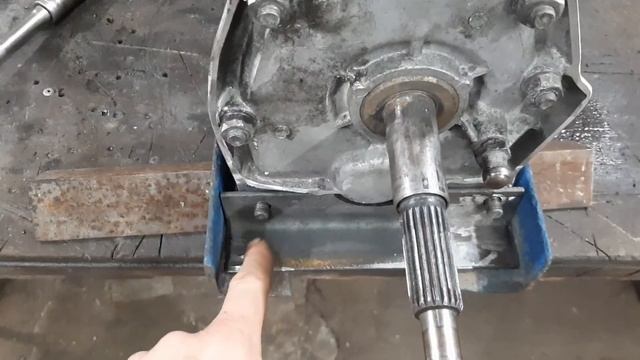 Самодельный минитрактор переломка от А до Я. Серия 7. Установка КПП.