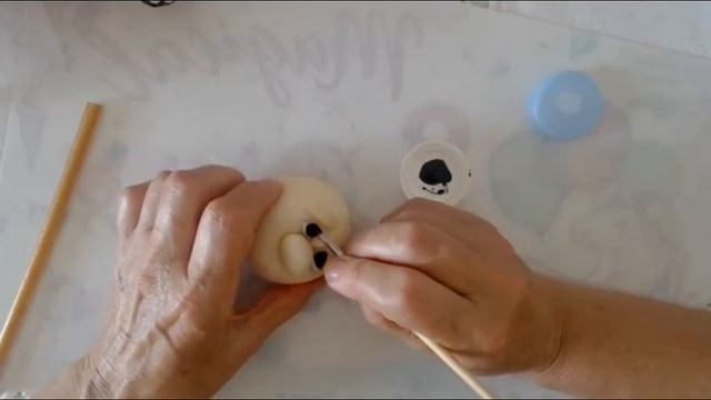 Мастер-класс - Изготовление головы куклы. Старичка -Трудовичка из капрона. Схема утяжки Cabeza sof