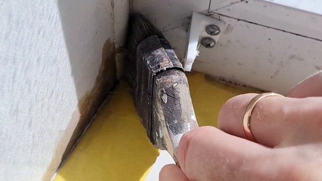 Как удалить плесень на откосах пластикового окна?