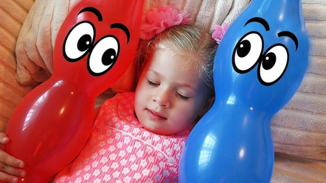 Сrying Baby, Bad balloon burst! Learn colors with Baby Songs Finger Family Nursery Rhymes for kids