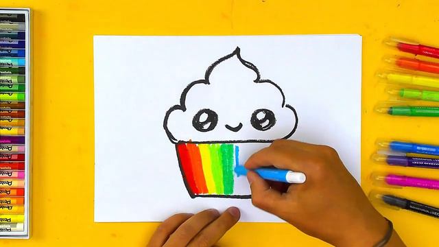 КЕКС в РАДУГЕ Люблю Радугу