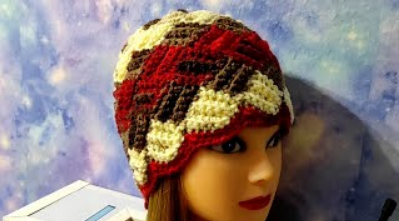 ШАПКА В ТЕХНИКЕ ЭНТЕРЛАК КРЮЧКОМ. Энтерлак для начинающих. (720p).mp4