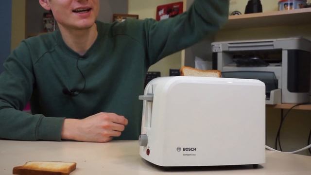 Жарим хлеб: тостер Bosch TAT 3A 011