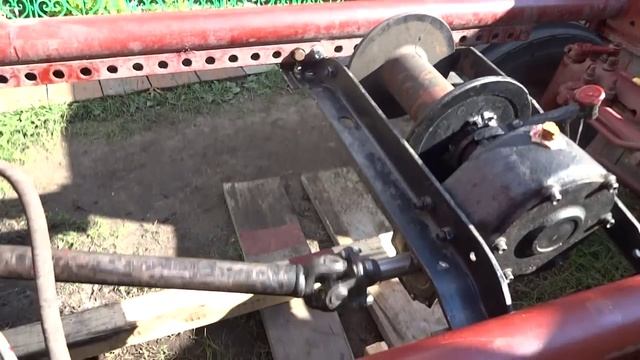 Трактор Т-16.Установка лебедки ГАЗ-66.Часть 2