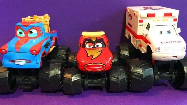 Монстр Траки Тачки Молния Маквин Мэтр Мультики про Машинки Monster Trucks Cars McQueen