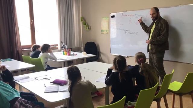Урок "Окружающего мира" в 3 классе. Тема "Бактерии".