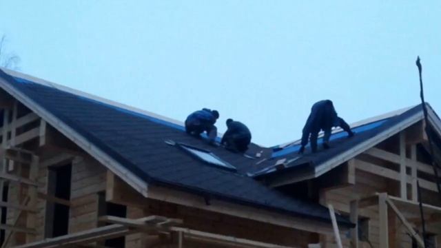 Компания «Адепт-Лес». Поэтапное строительство дома из бруса.