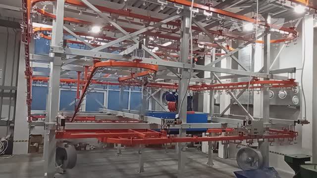 Конвейер сушки керамических форм