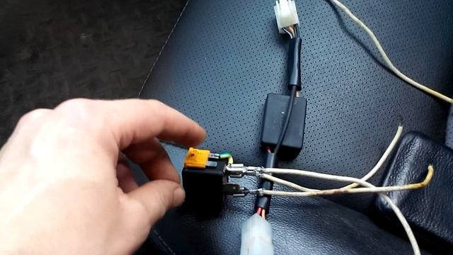 установка подогрева сидения через 4х контактное реле
