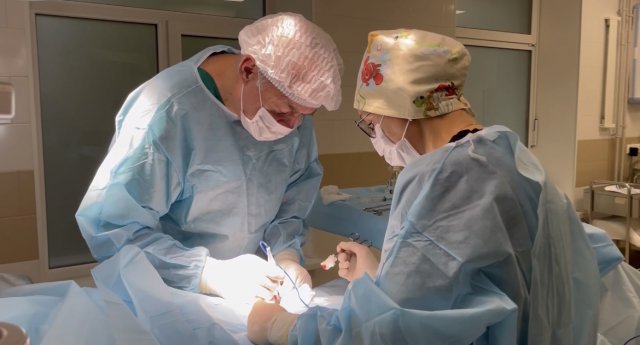 Удаление паховой грыжи.