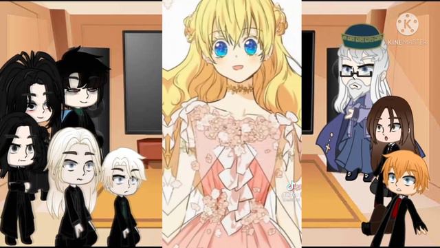 Harry potter react to as One Day I Became a Princess/реакция гарри поттера на Гарри это Атанасия