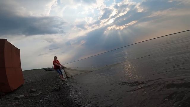 Рыбалка на Енисее! Невод