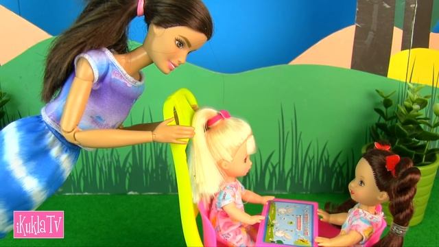 НОВАЯ КОЛЯСКА ДЛЯ СЕСТРИЧЕК Мультик #Барби Куклы Игрушки Для детей Играем в куклы