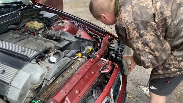 BMW E36 устанавливаем электровентилятор от ВАЗ