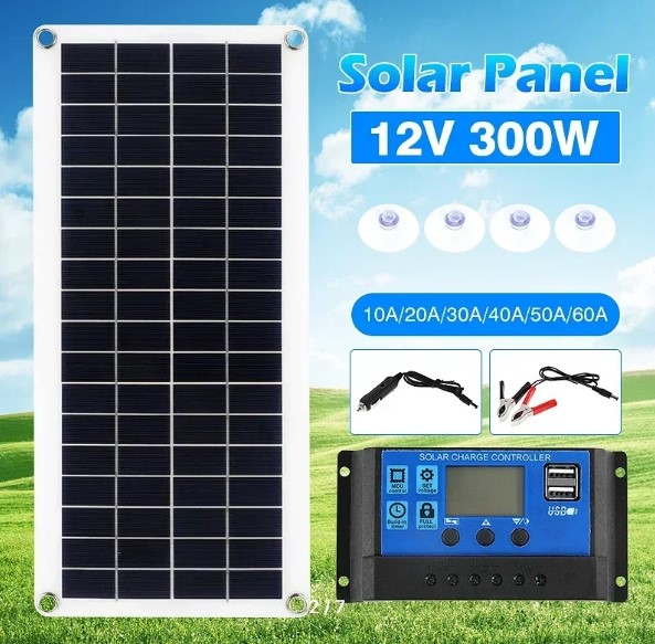 Солнечная панель 300 Вт с Алиэкспресс!Реальные показатели.