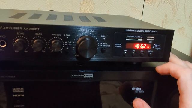 Обзор аудио-усилителя с караоке Sunbuck AV-298BT