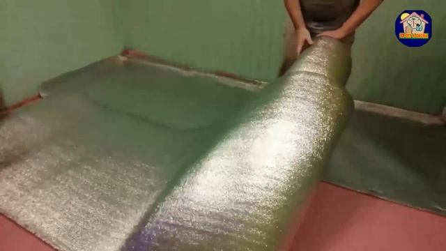 Как я утепляю дачные деревянные полы фольгированной подложкой в два слоя. DIY & DACHA. №136