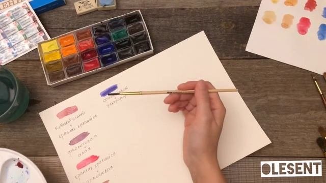 Изучаем акварель. Смешиваем краски
