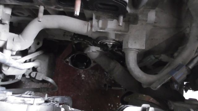 Замена термостата Ниссан x-trail