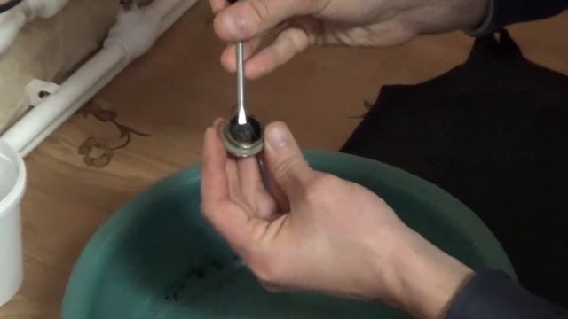 Чистка фильтра в системе отопления за 5 лет эксплуатации.