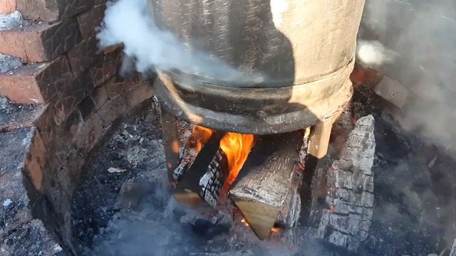 Коптильня из фляги, коптим сало пока выходной