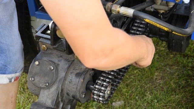 СБОРКА И УСТАНОВКА ФРЕЗЫ НА МИНИТРАКТОР РУСИЧ Т-12.