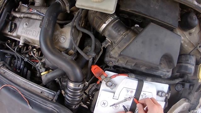 Замена свечей накала Ford Transit Connect