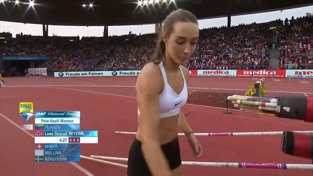 Прыжки в высоту с шестом , женские прыжки