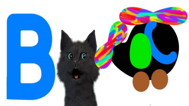 УЧИМСЯ РИСОВАТЬ БУКВУ В ? С ГОВОРЯЩИМ СУПЕР КОТОМ ? РИСУЕМ ? УЧИМ АЛФАВИТ