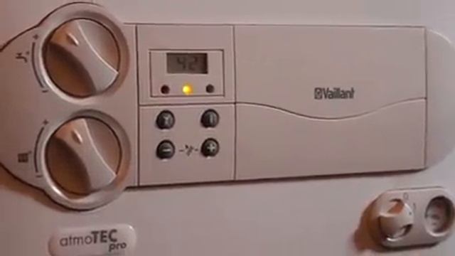 Vaillant atmoTec pro инструктаж пользователя