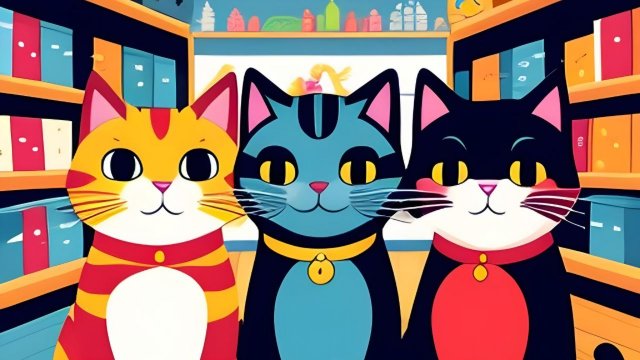 Мультик Три Кота "Приключения Трех Котят: Коржика, Карамельки и Компота в Магическом Магазине"