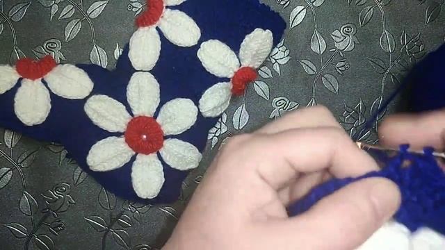 Тапочки сапожки крючком