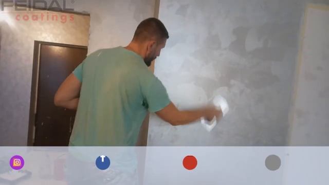 Мокрый шелк, декоративная краска, как легко украсить свои стены.