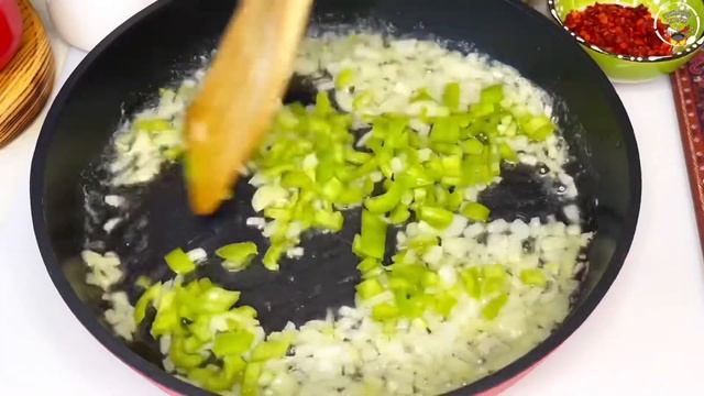 Менемен - король завтраков! Очень вкусный омлет турецкой кухни!