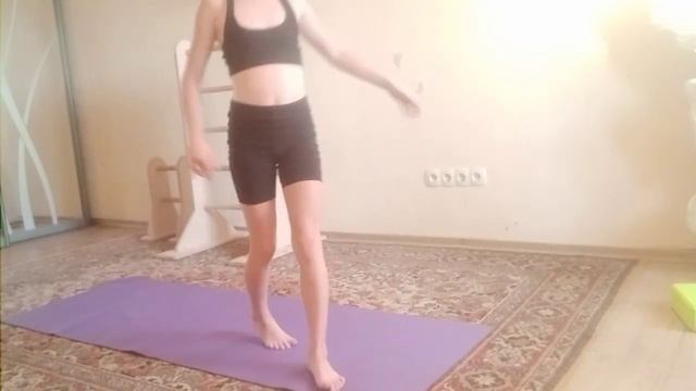 тренировка по художественной гимнастике дома #гимнастика #гимнастикадома #художественнаягимнастика
