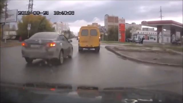 Наказали быдло на дороге