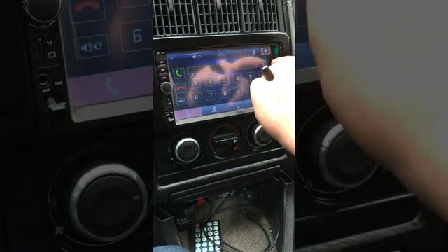 2din магнитола в Ауди 80 краткий обзор