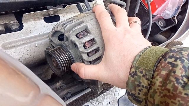 Снятие и установка генератора на Zetec 1.8