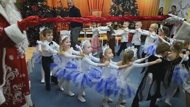 Детском сад, новогодний утренник 2023