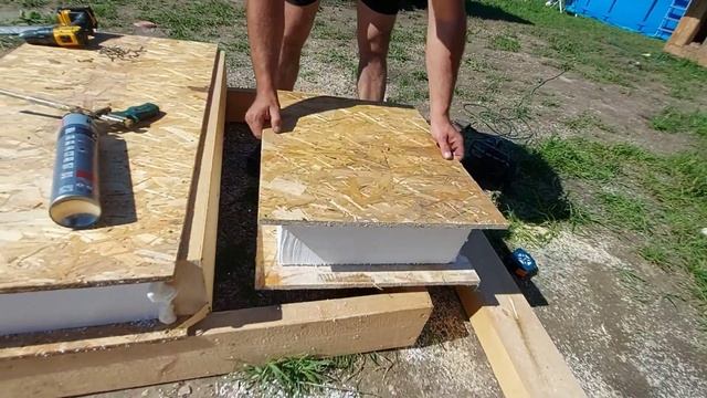 Инструкция по сборке дом из сип панелей. Шаг за шагом.| Часть 1|