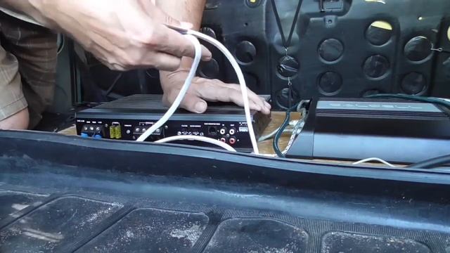 Как подключить 2 канальный усилитель Автозвук