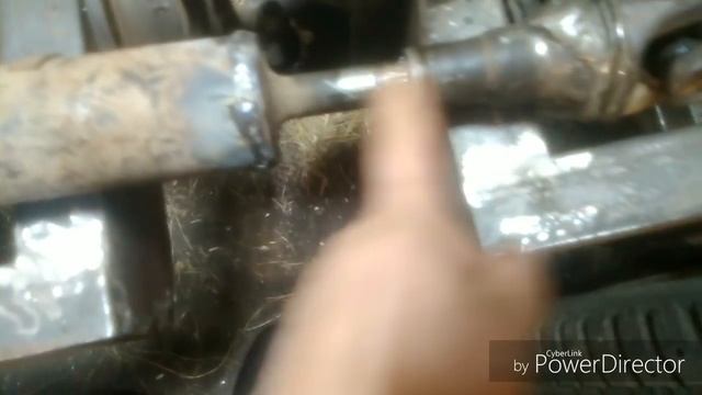 Самодельный трактор переломка. Кардан и диск тормоза