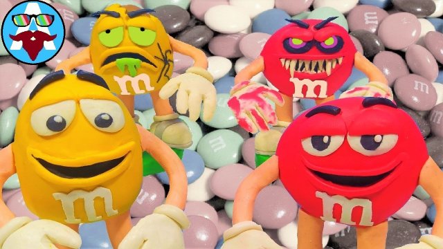 M&M's - ЗЛАЯ ВЕРСИЯ КРАСНОГО И ЖЁЛТОГО   Лепка из пластилина   #Avipi