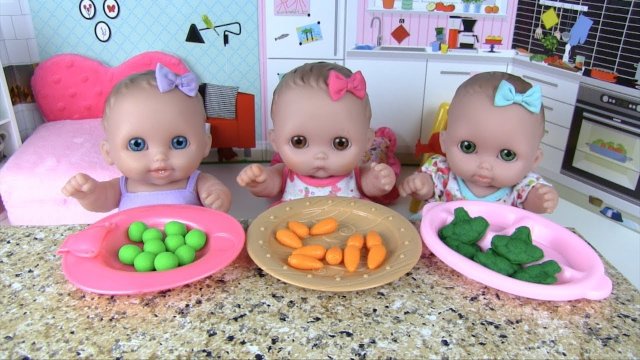 Куклы Пупсики Кормим Играем с Шариками Орбиз Стиральная машинка Пылесос Игрушки