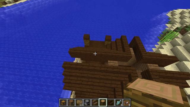 ХИЖИНА РЫБАКА В МАЙНКРАФТ