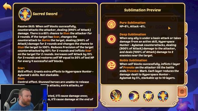 Idle Heroes - Hyperspace Hunter Aylamak Build Guide "The Best Support"