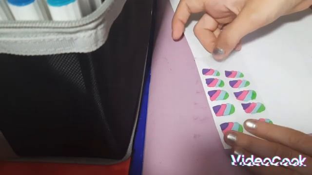 ?как сделать ногти из бумаги